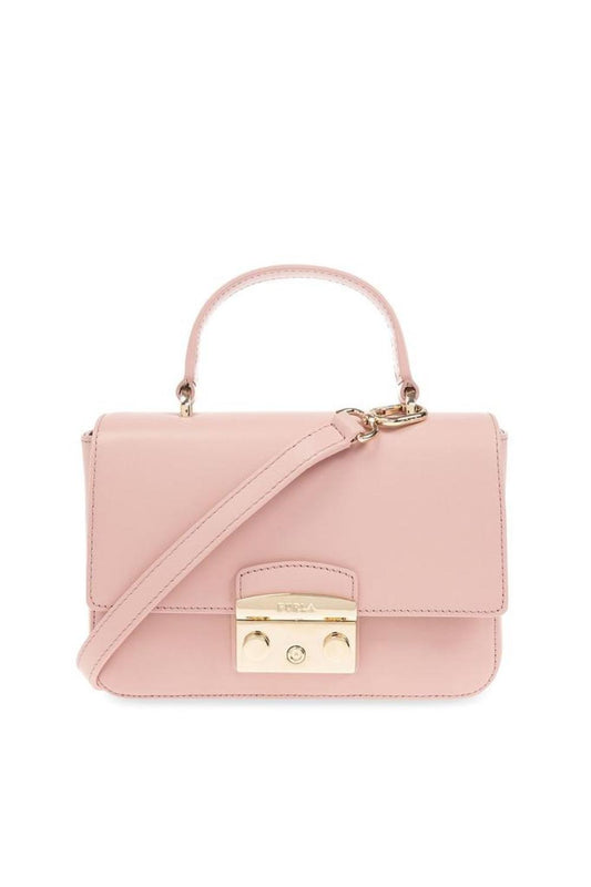 Furla Metropolis Push-Lock Detailed Mini Top Handle Bag