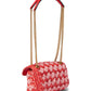 Evelyn Striped Crochet Raffia Small Shoulder Crossbody
