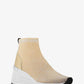 Skyler Metallic Stretch Knit Sock Boot