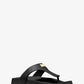 Linsey Logo Rubber T-Strap Sandal
