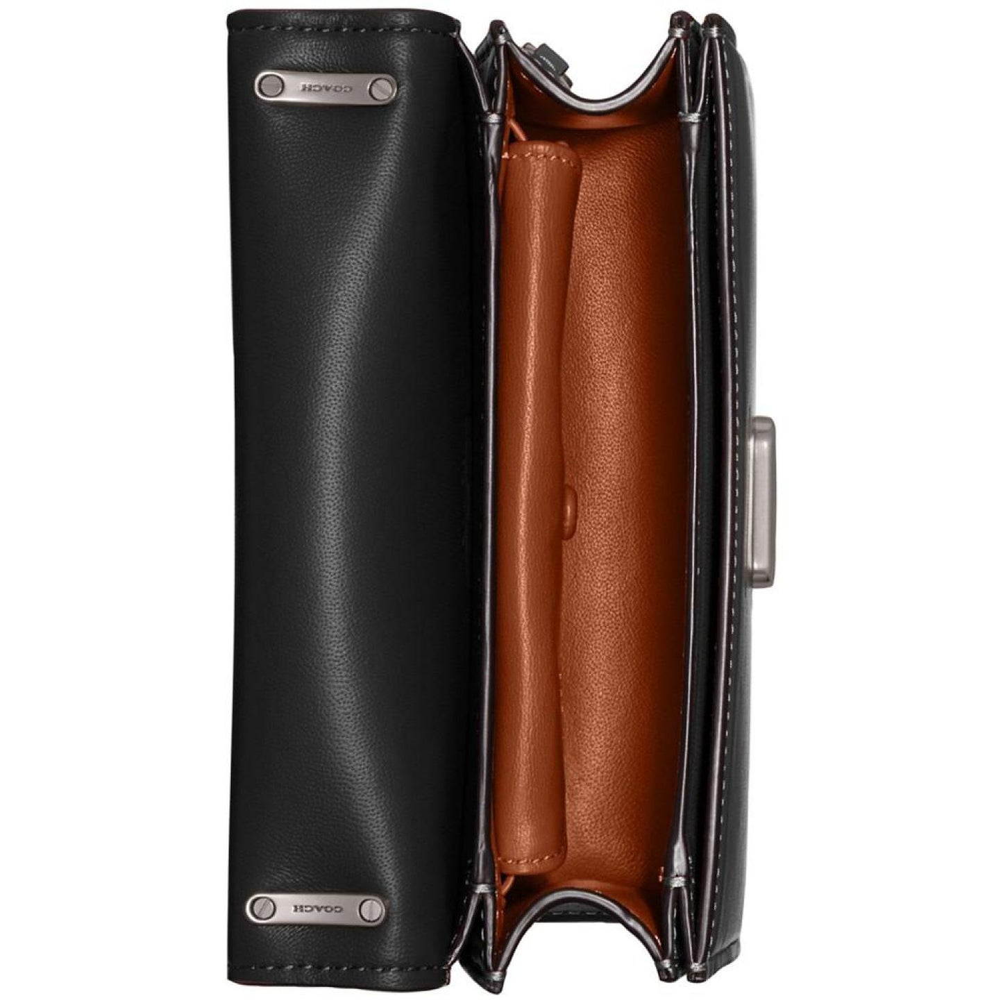 Luxe Refined Calf Leather Bandit Crossbody Bag