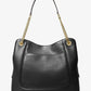 Piper Large Pebbled Leather Shoulder Bag