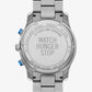 Watch Hunger Stop Oversized Runway Silver-Tone Watch