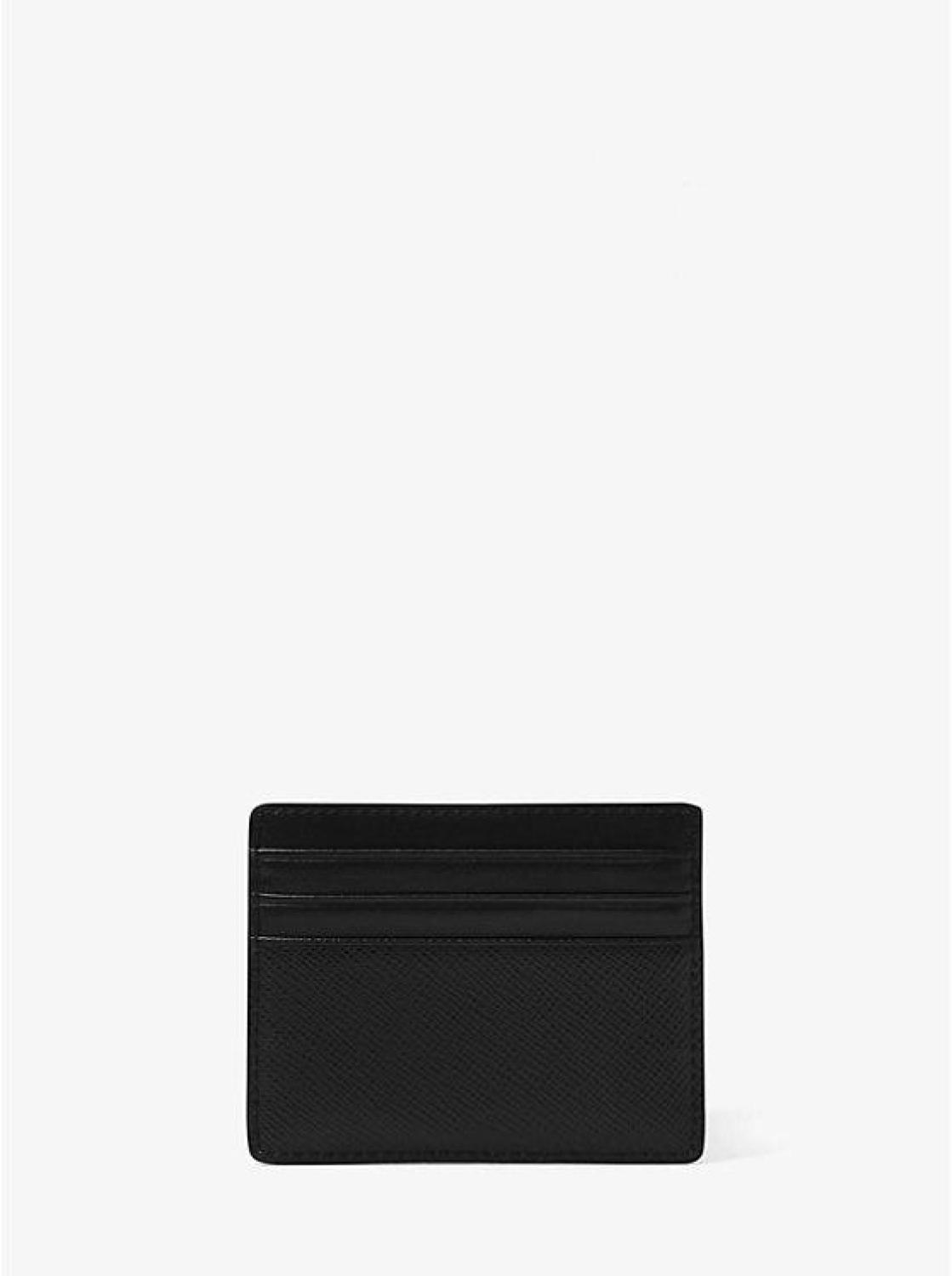 Harrison Crossgrain Leather Tall Card Case