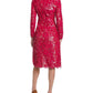 Michael Kors Collection Sequin Lace Silk-Lined Midi Dress