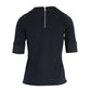 Marc Jacobs Button Detail T-shirt in Black Cotton