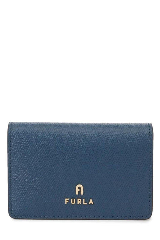 Furla Logo Print Flapover Card Holder