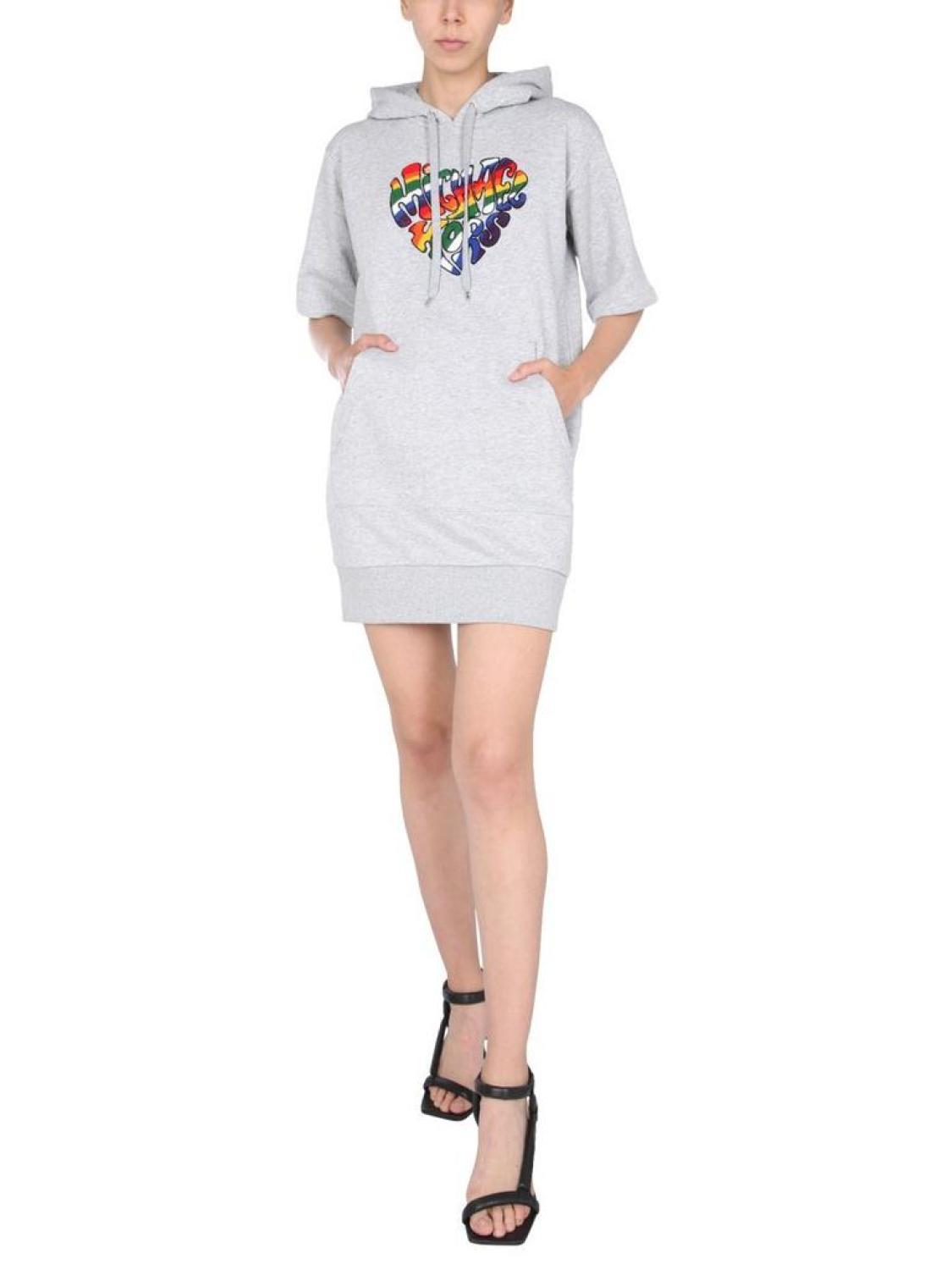 Michael Michael Kors Pride Heart Logo Hoodie Dress