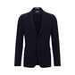 Men's Slim-Fit Jacket in Micro-Patterned Performance-Stretch Jersey