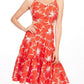Monte Cristo Dress In Scarlet Bloom