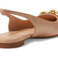 Veronica Leather Skimmer