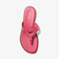 Aubrey Cutout Leather T-Strap Sandal