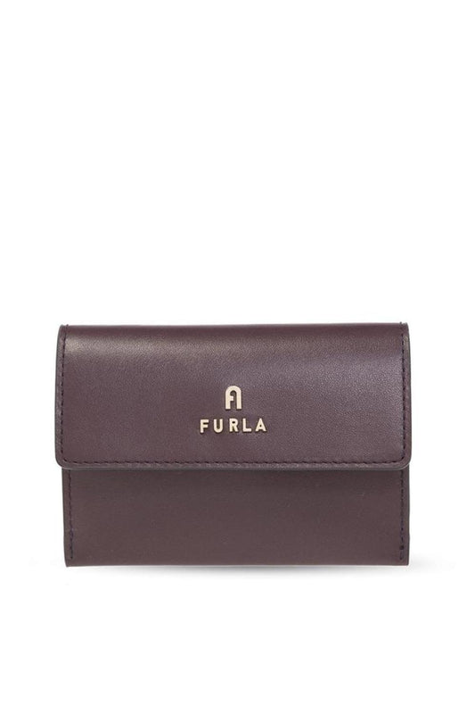Furla Camelia Logo-Lettering Foldover Wallet