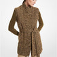 Hand-Knit Marled Cashmere Kimono Cardigan