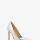 Amara Metallic Snake Embossed Leather Pump