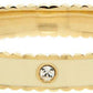 Gold & Beige 'The Medallion Large' Cuff Bracelet