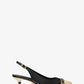 Kadence Leather Cap-Toe Slingback Mid Pump
