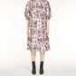 Printed Cotton Dress In Purple