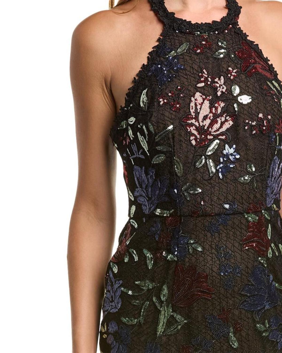 Marchesa Notte Sequin Gown