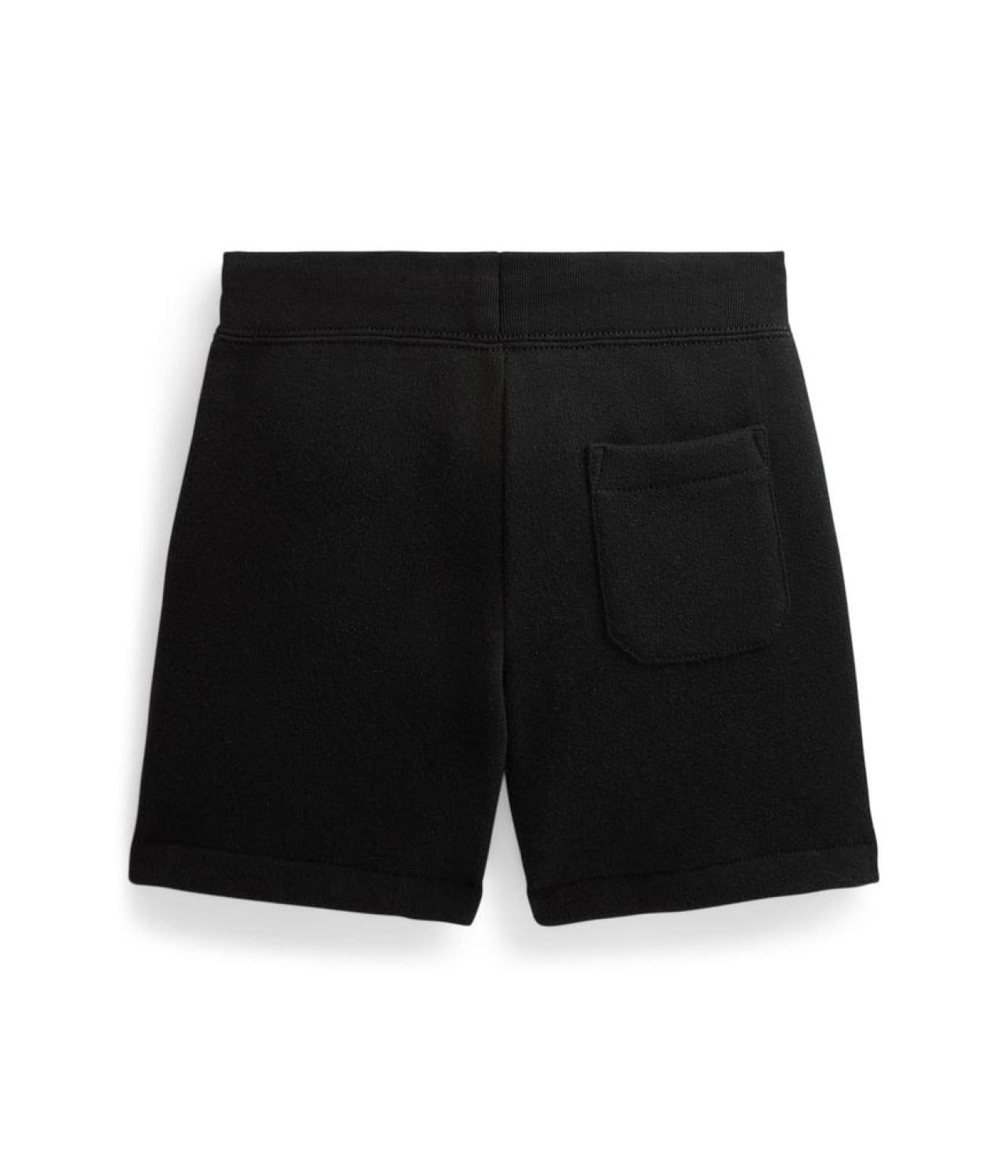 Cotton Blend Fleece Shorts (Little Kids)