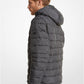 Logo Print Quilted Puffer Jacket