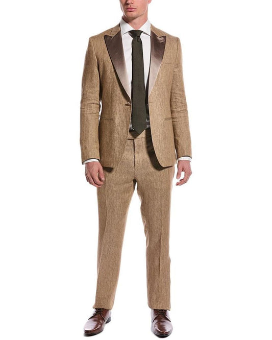 BOSS Hugo Boss 2pc H-Huge Slim Fit Linen Suit