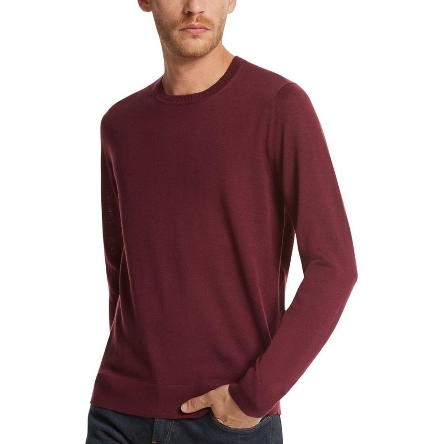 Men's Merino Wool Crewneck Sweater