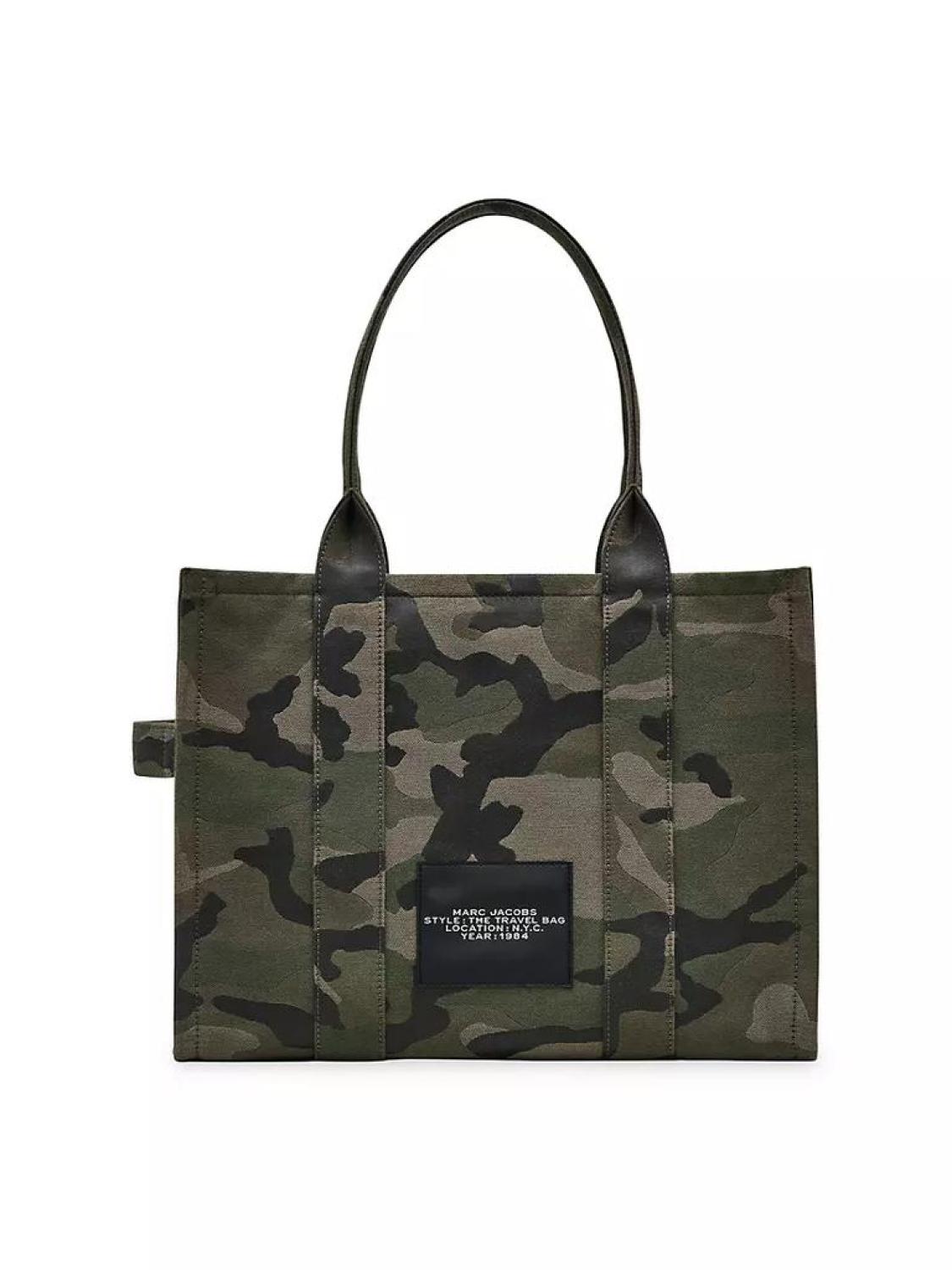 Large The Tote Camouflage Cotton Bag