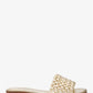 Deanna Metallic Braided Slide Sandal