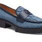 Leah Quilted Denim Loafer