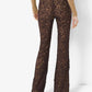 Floral Lace Flared Trousers