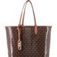 Michael Michael Kors Eliza All-Over Logo Printed Large Tote Bag