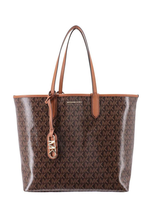 Michael Michael Kors Eliza All-Over Logo Printed Large Tote Bag
