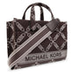 Michael Michael Kors Gigi Empire Logo Jacquard Top Handle Bag