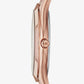 Oversized Slim Runway Rose Gold-Tone Watch