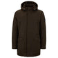 Men's Down-Filled Logo Patch Hooded Jacket