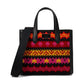 Manhattan Carnival Fair Isle Sweater Knit Small Tote