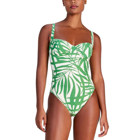 Women's Shirred-Cup Underwire One-Piece Swimsuit