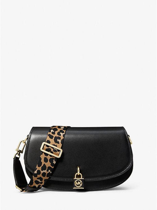 Mila Medium Leather Messenger Bag