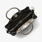 Hamilton Legacy Large Snakeskin Belted Satchel