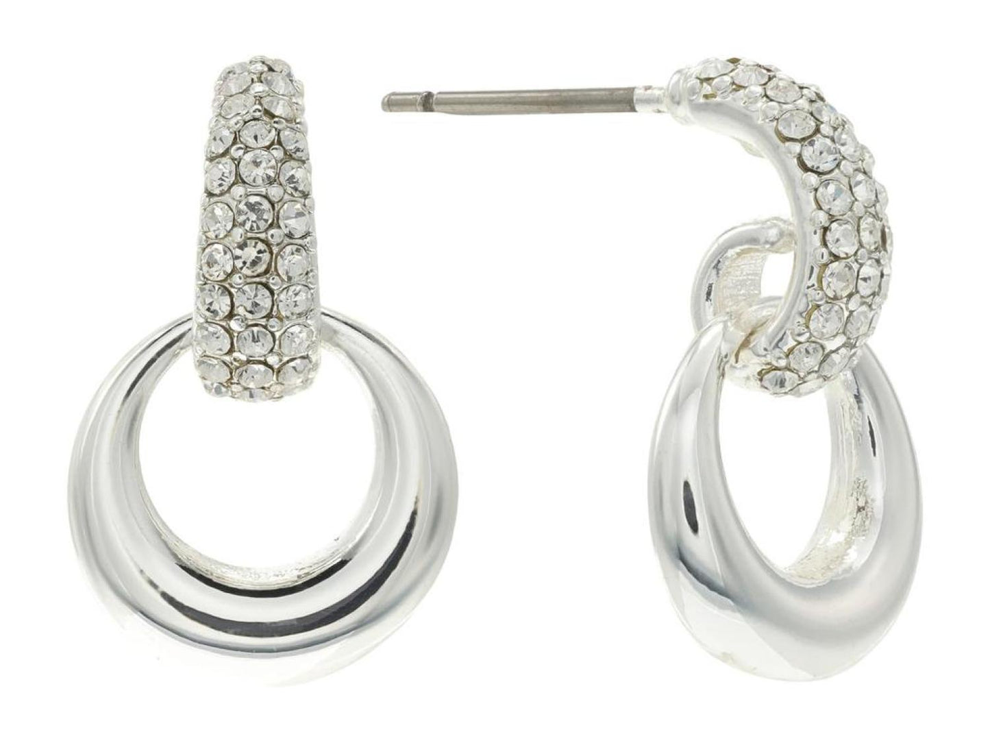 Sculpted Metal Post Earrings
