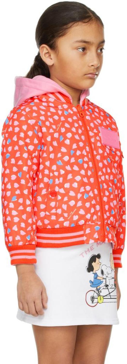 Kids Reversible Pink & Red 'The Teddy' Jacket