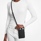 Saffiano Leather Smartphone Crossbody Bag