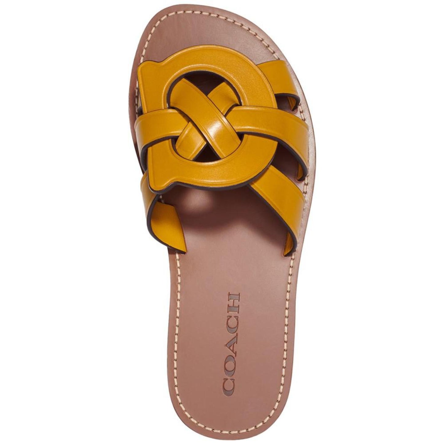 Issa "C" Emblem Slide Sandals