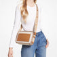 Maeve Large Logo and Faux Leather Crossbody Bag