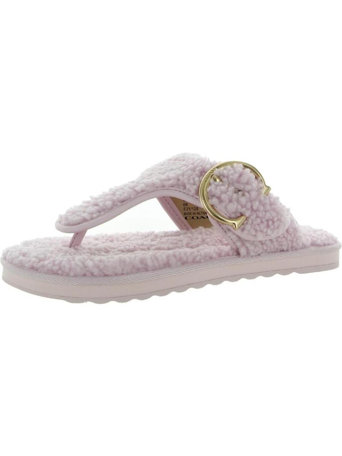 Hollie Womens Leather Comfort Insole Thong Sandals