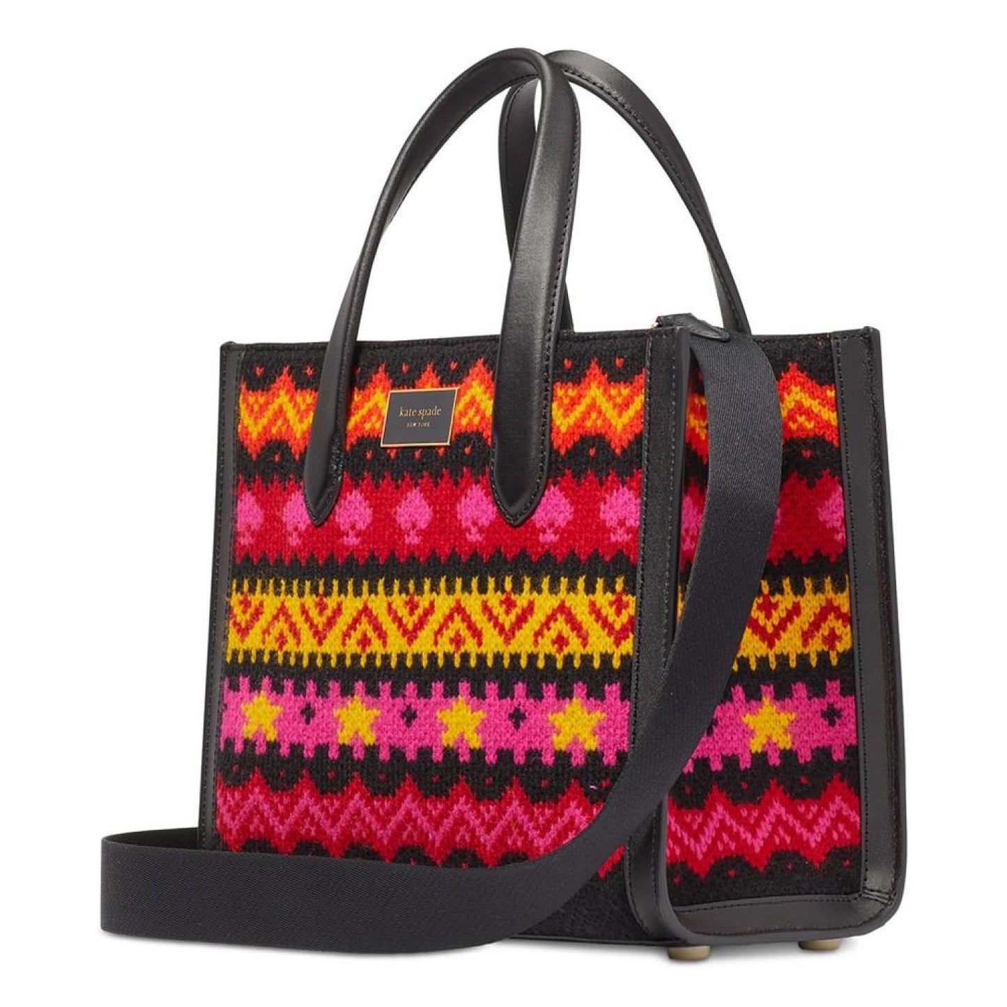 Manhattan Carnival Fair Isle Sweater Knit Tote