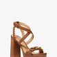 Kailey Embellished Leather Platform Sandal