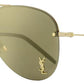 Saint Laurent Unisex  Sunglasses Classic 11 M 004 Gold/Black 59mm