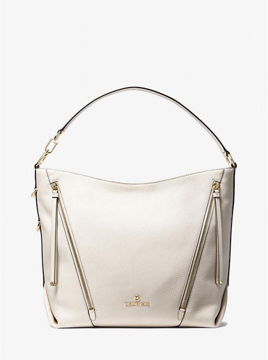 Brooklyn Large Pebbled Leather Shoulder Bag